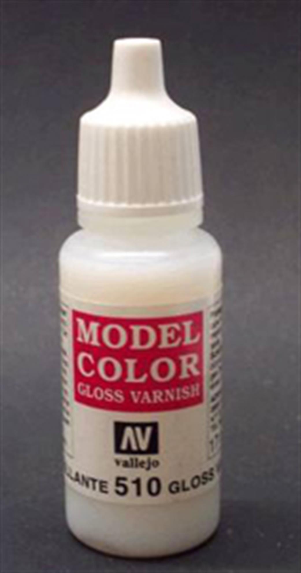 Vallejo  70510 510 Model Color Glossy Varnish 17ml Pot 193