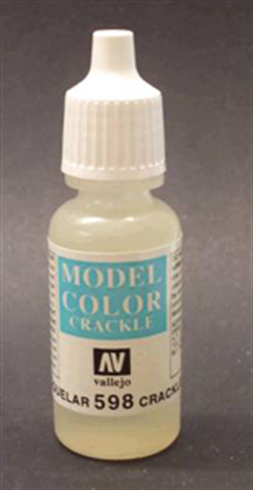 Vallejo  70598 598 Model Color Crackel Medium 17ml 198