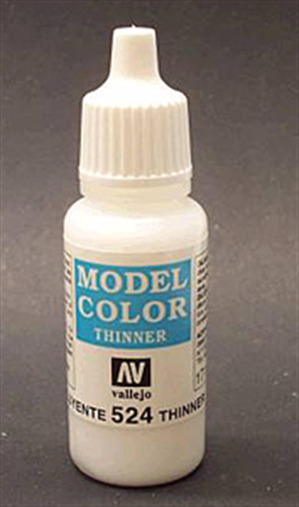 Vallejo  70524 524 Model Color Thinner 17ml Pot 200