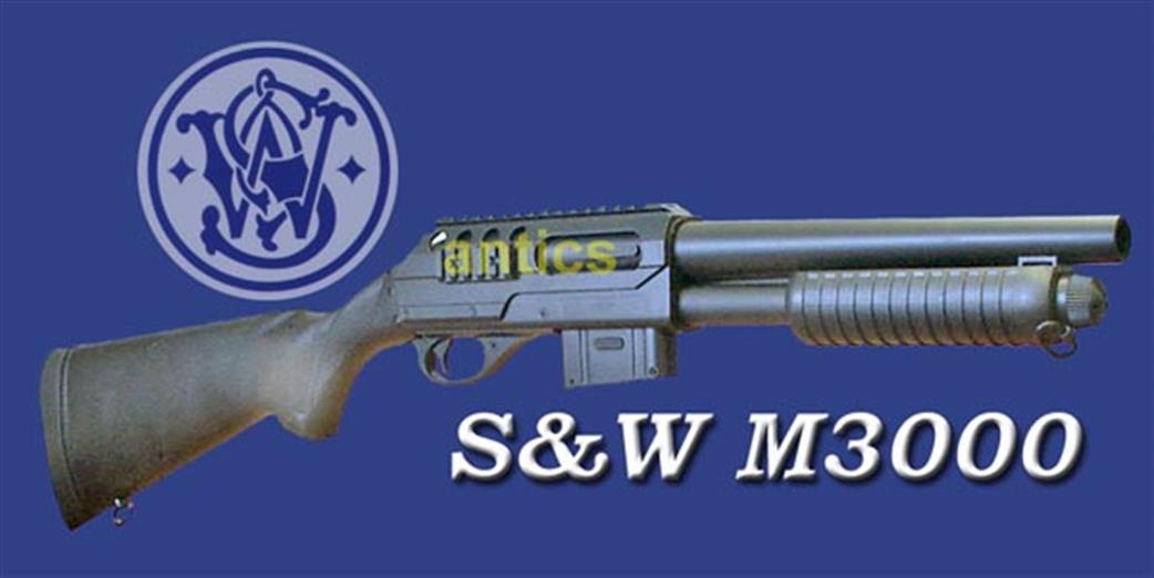 Cybergun  1/1 320701 S + W M3000 6mm BB Long Pump Action Shotgun