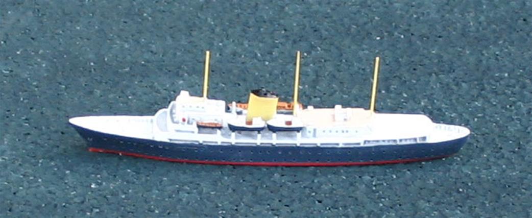 Albatros Alk70 Royal Yacht Britannia Waterline Ship Model 1/1250