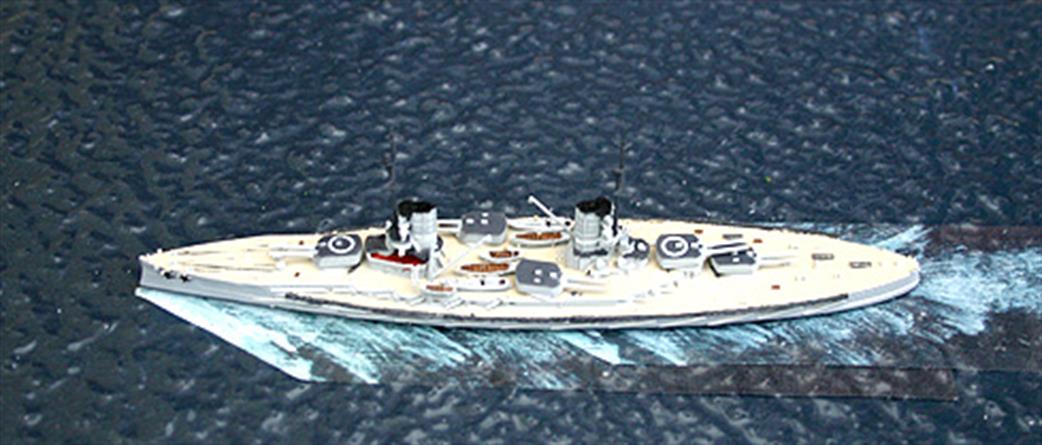 Navis Neptun 1/1250 3AS SMS Friedrich der Grosse, with painted decks & details