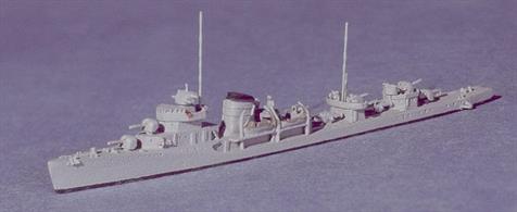 "Mint boxed" secondhand models of the Soviet Union's Gnevnyi class. These were the standard destroyer of WW2. 48 were authorised but only 31 were completed. 12 were war casualties including Gordyi (mined 14.11.41)