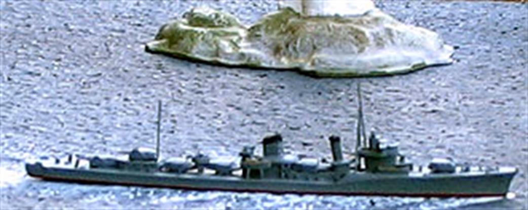 Navis Neptun 1268 IJN Hibiki, Japanese Type 3 Fubuki / Akatsuki Class Destroyer of WW2 1/1250