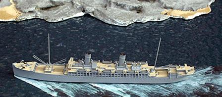 This model is the Union Castle liner in wartime grey. GLR models&nbsp;are finely cast&nbsp;and are comparable with Navis Neptun&nbsp;models.