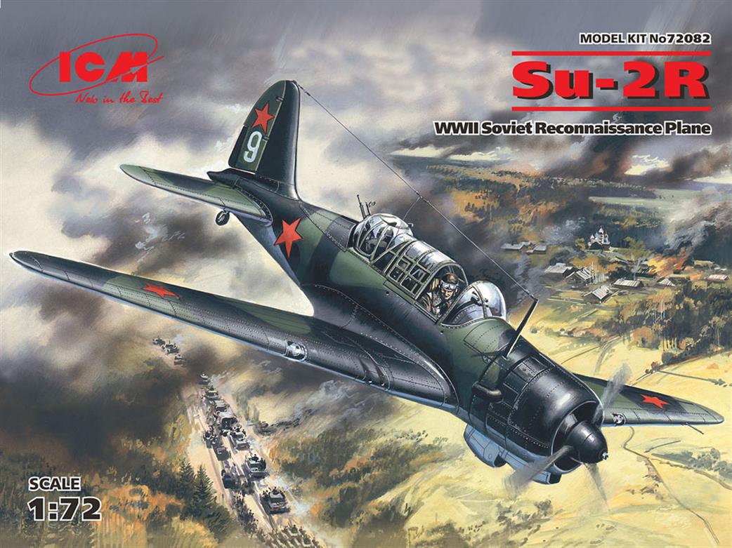 ICM 1/72 72082 Soviet Su-2 WW2 Reconnaissance Plane