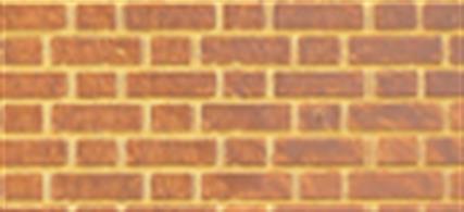 High quality embossed polystyrene sheet with Flemish&nbsp;bond&nbsp;brick pattern, a decorative brick pattern very popular&nbsp;for civic biudlings including schools. The bricks are scaled at 1/76 for&nbsp;OO model railways, but would be suitable for similar scales including 1/72 and 1/87 (HO) scales.Sheet measures 270 x 380mm (approx. 10½ x 15in) matt white styrene.Bricks run Horizontally along the sheet (On the 380mm side)