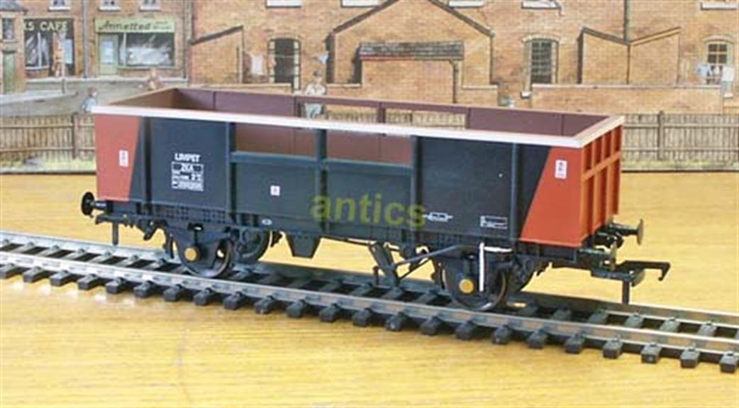 Bachmann OO 38-087A Loadhaul Limpet 34-tonne Open Ballast/Material Carrier Wagon Black/Orange