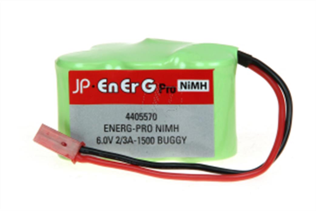 Energ-Pro  4405570 6v 1500mAh RX 2/3AA Battery Pack Universal Plug Buggy Style