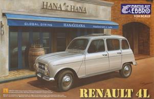 EBBRO 1/24 Renault 4L CarThis kit assemble's into a satisfying model of this popular French car.