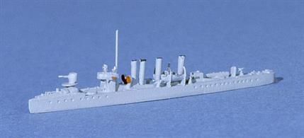 Detailed model of the 1905 Ausrto-Hungarian destroyer Ulan.