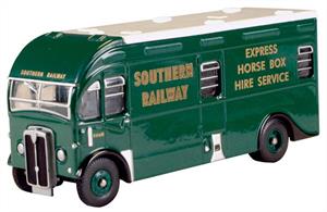 The Harrington Horsebox was mainly used by the railway companies from 1938. The vehicles could carry three horses and were over 25ft and 11ft high. They were the pride of the fleet and the prototype for a popular model in the Dinky Supertoy range.