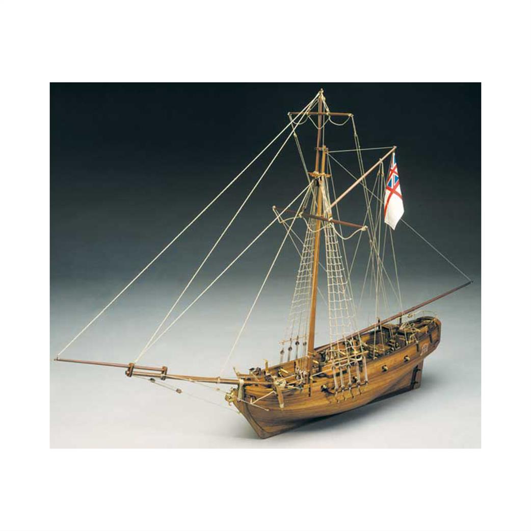 Mantua/Sergal 783 HMS Sharke Sloop 1710 Wooden  Kit 1/45