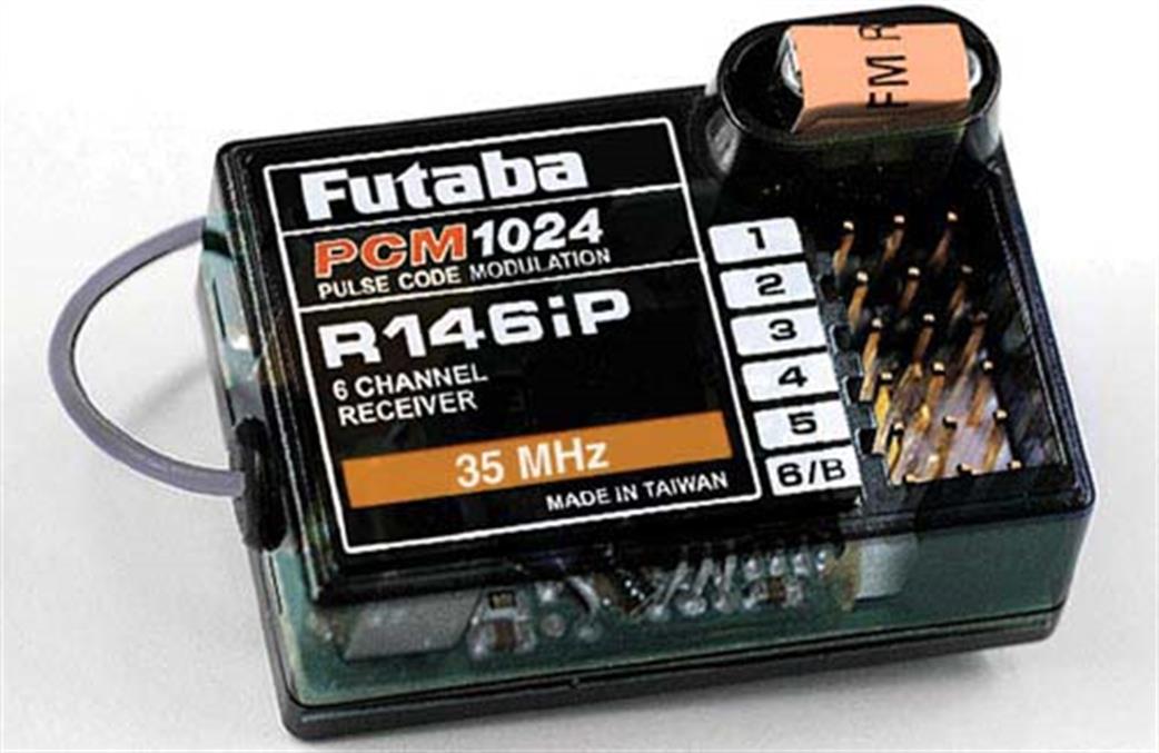 Futaba  R146IP/35 Receiver 6 Channel PCM Micro 35Mhz
