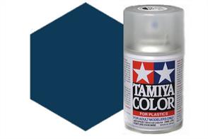Tamiya AS8 US Navy Blue Synthetic Lacquer Spray Paint 100ml AS-8Tamiya AS Spray paint, much like the TS Sprays, are meant for plastic models. These spray paints are specially developed for finishing aircraft models. Each color is formulated to provide the authentic tone to 1/32 and 1/48 scale model aircraft. now, the subtle shades can be easily obtained on your models by simple spraying. Each can contains 100ml of synthetic lacquer paint.