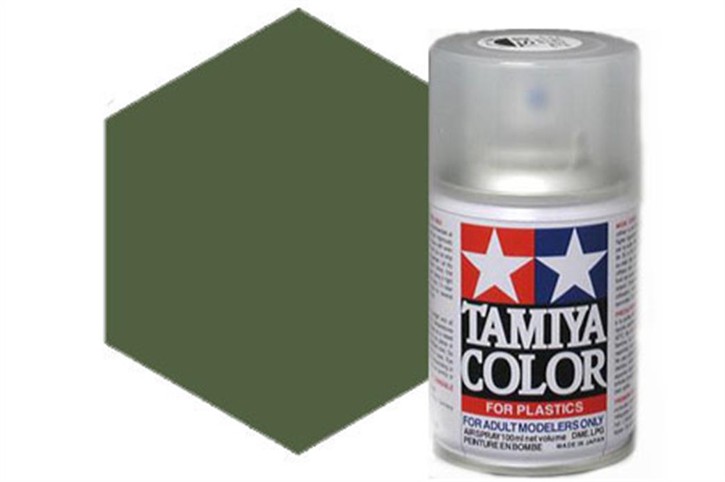 Tamiya  AS-6 AS6 USAAF Dark Green Synthetic Lacquer Spray Paint 100ml