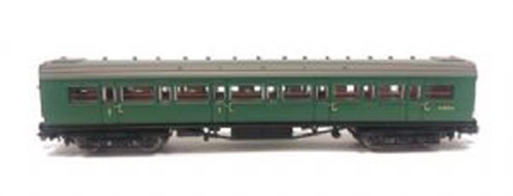 Dapol N 2P-012-451 BR ex-SR Maunsell Composite Coach BR Southern Green 5137