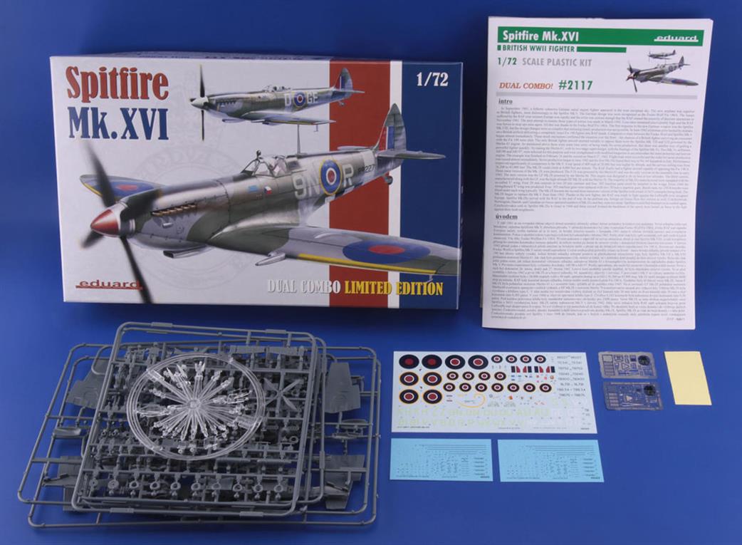 Eduard 1/72 2117 Spitfire Mk.XVI Dual Combo Limited Edition Plastic Kit