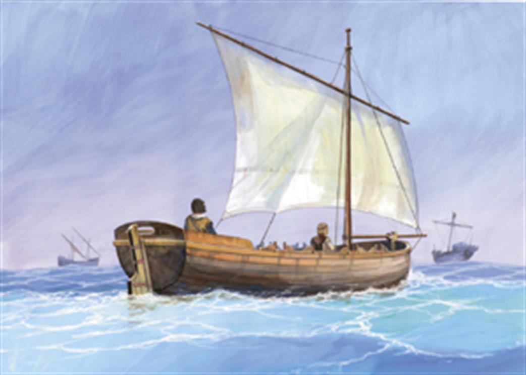 Zvezda 9033 Medieval Life Boat / Dinghy 1/72