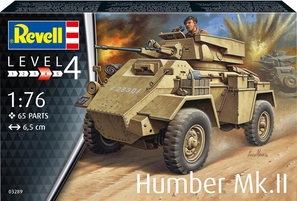 Revell 1/76 03289 Humber Mk.II  Armoured Scout Car kit