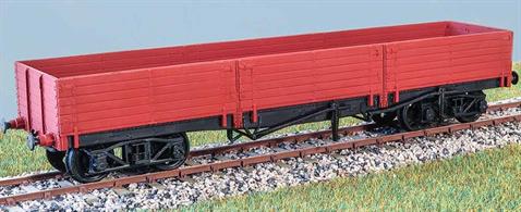 Built in 1930 (repeating a 1921 GNR design), these wagons (diagram 70) carried brick between Peterborough and London. Examples were in use until 1966. These finely moulded plastic wagon kits come complete with pin point axle wheels and bearings.Glue and paints are required to assemble and complete the model (not included).