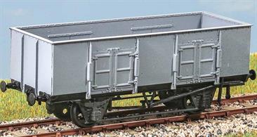 Constructed in the late 1930s, these were a standard design of loco coal wagon (diagram 207). In the 1950s, they were used for general coal traffic and were finally withdrawn in the mid 1960s. These finely moulded plastic wagon kits come complete with pin point axle wheels and bearings.Glue and paints are required to assemble and complete the model (not included) 