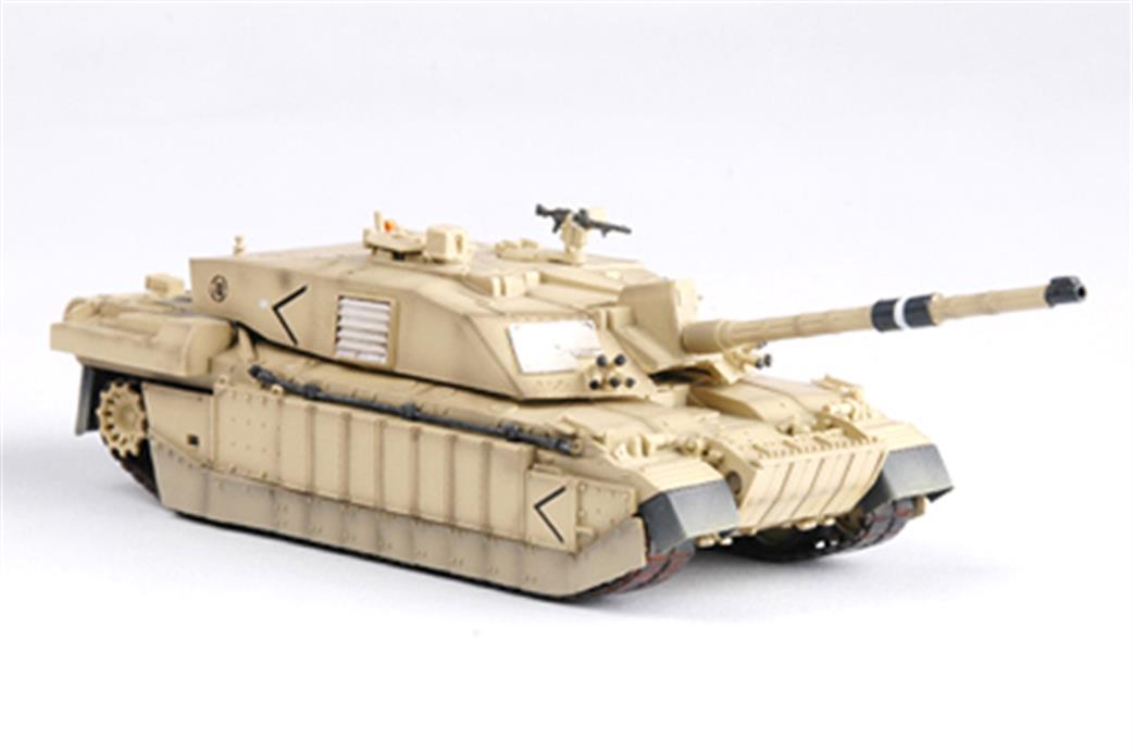 Easy Model 35012 British Challenger II Tank Iraq 2003 Desert Preassembled model 1/72