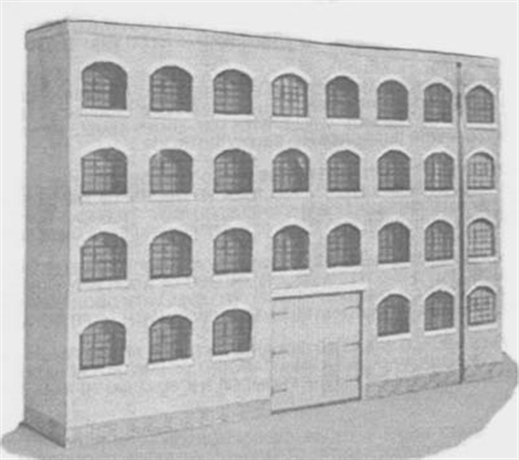 Roger Smith OO CKIT04 Low Relief Factory or Warehouse Building Card Kit