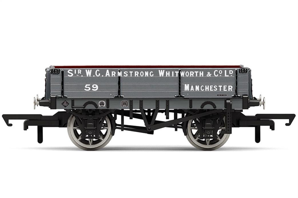 Hornby OO R6338 3 Plank wagon Armstrong Whitworth & Co. Ltd
