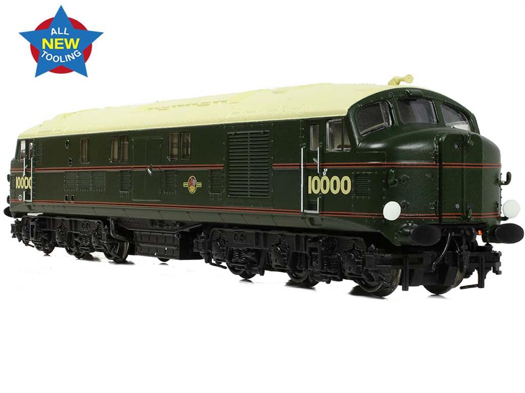 Graham Farish N 372-916 BR 10000 ex-LMS Diesel Locomotive BR Lined Green Late Crest