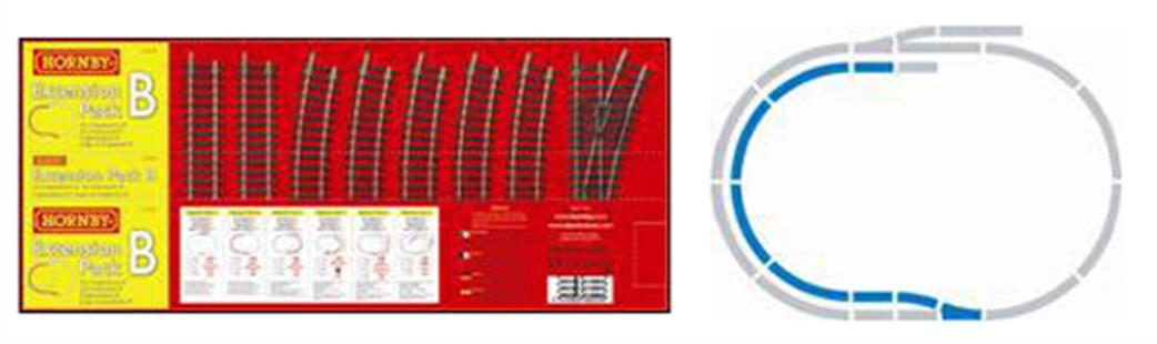 Hornby OO R8222 Track Extension Pack B