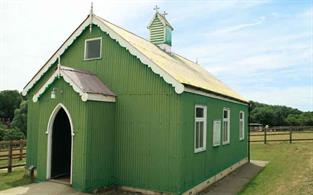 Pre-fabricated corrugated iron 'Tin Tabernacle' buildings allowed many small and growing industrial communities to erect a church. Although intended as a temporary building many survive and several are now listed buildings due to their historic importance.