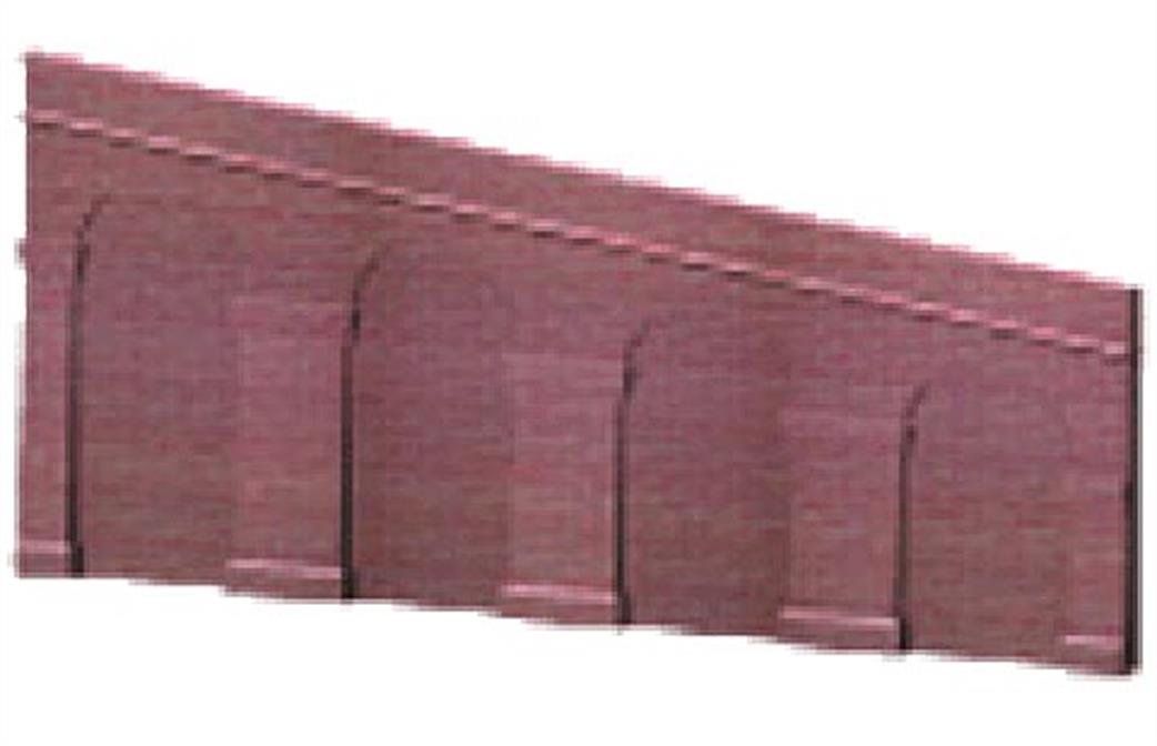 Hornby N N8707 Brick Retaining Wall Slope Pack 3 from Lyddle End