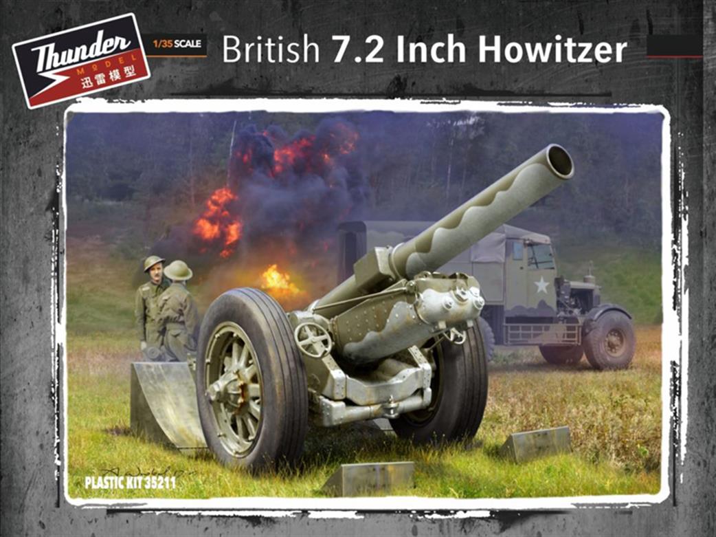 Thunder Model 1/35 35211 British 7.2inch Howitzer Gun Kit