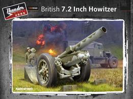 Thunder models 35211 British 7.2inch Howitzer Gun KitGlue and paints are required 