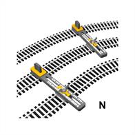 This is a very useful track alignment tool designed to keep the same distance between the centers of adjacent parallel tracks.The tool is marked with scales in metric and imperial unitsThe parallel track tools can be used on straight and curved track, the tools will fit curves of any radius.One set includes 2 Tools