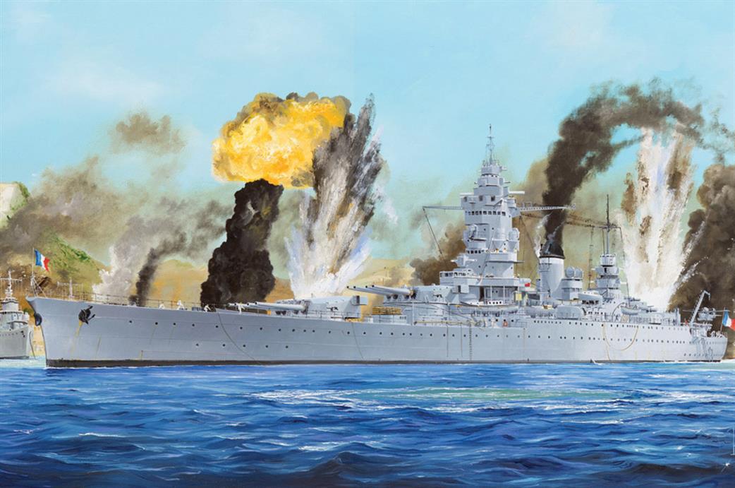 Hobbyboss 1/350 86506 French Navy WW2 Battleship Dunkerque