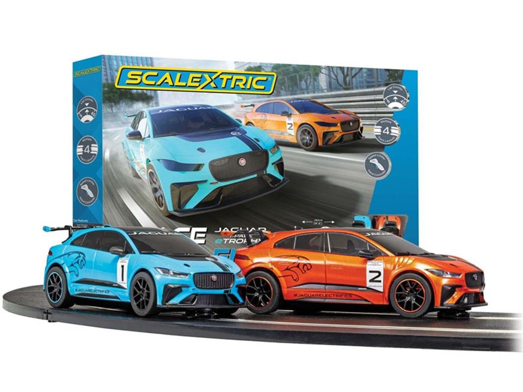 Scalextric 1/32 C1401M Jaguar I-Pace Slot Car Racing Set