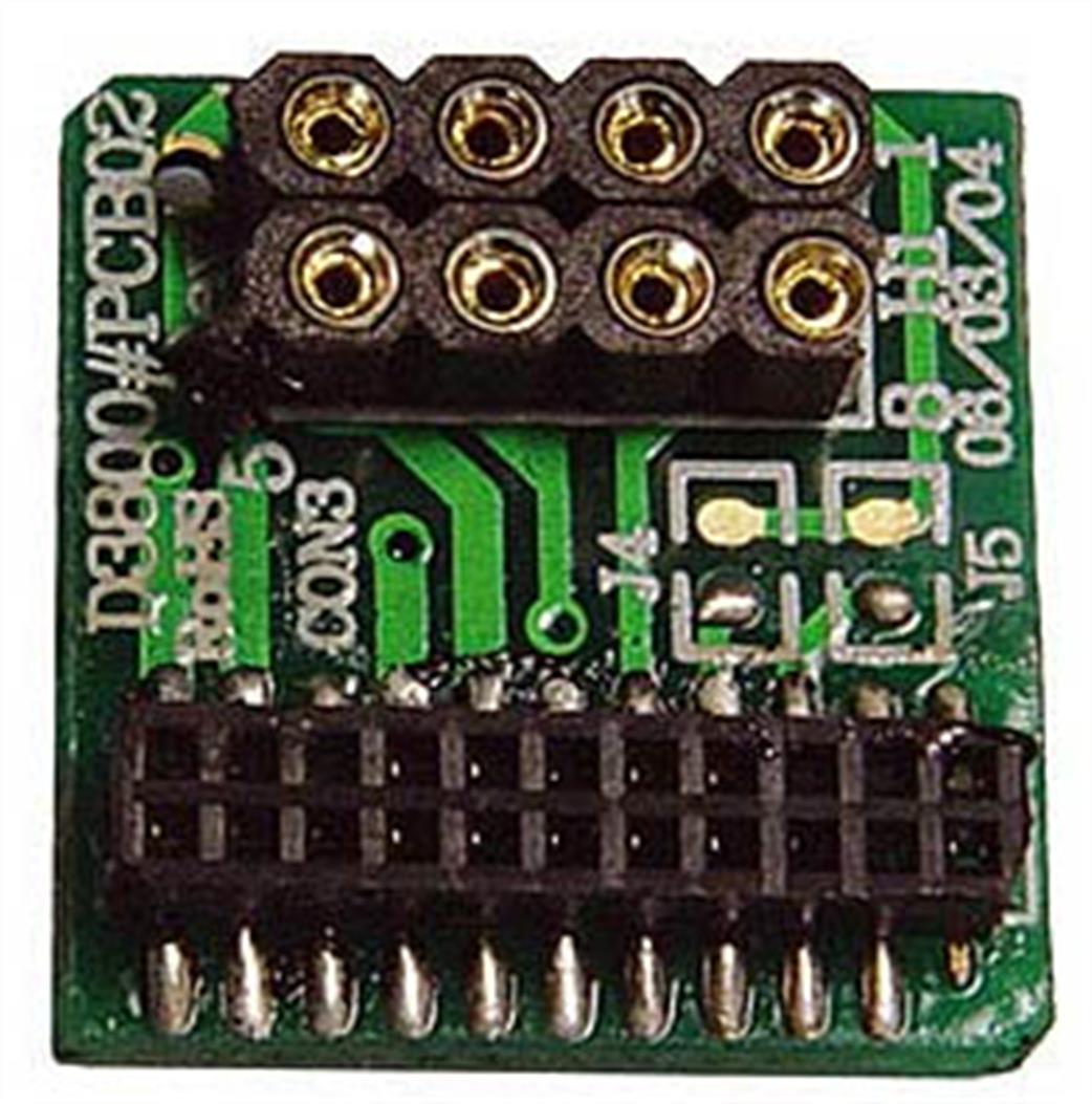 Bachmann  36-559 DCC Decoder Adapter 8-Pin Decoder Socket with 21-Pin Decoder Plug
