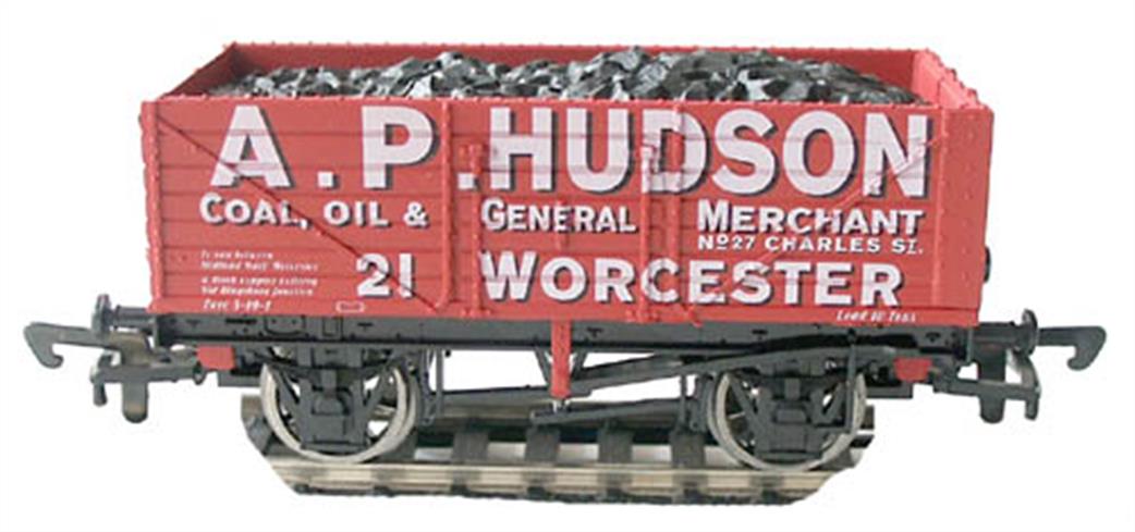 Dapol OO ANT027 A P Hudson Worcester 7-Plank Open Coal Wagon Antics Special Edition