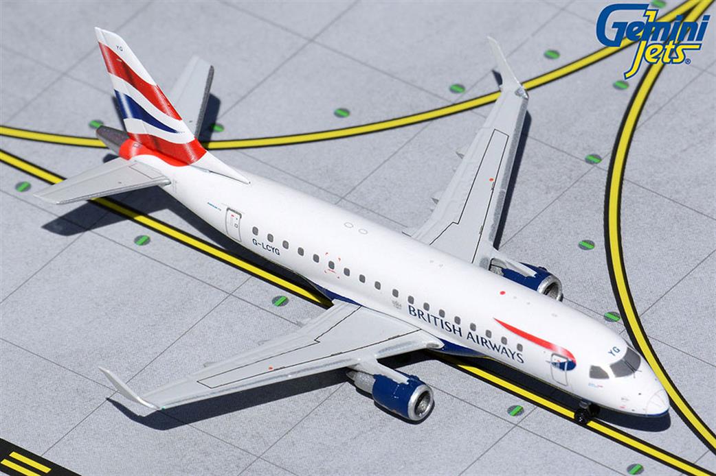 Gemini Jets 1/400 GJBAW1517 British Airways City Flyer E-170 G-LCYG Airliner Model