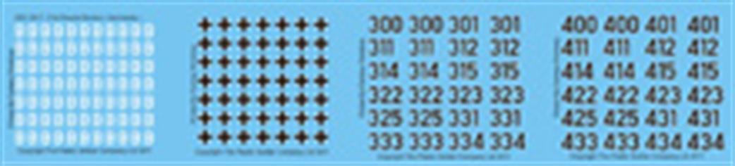 Plastic Soldier 1/72 DEC2020 Decal Sheet German 21st Panzer Division National and Unit Markings (Normandy)