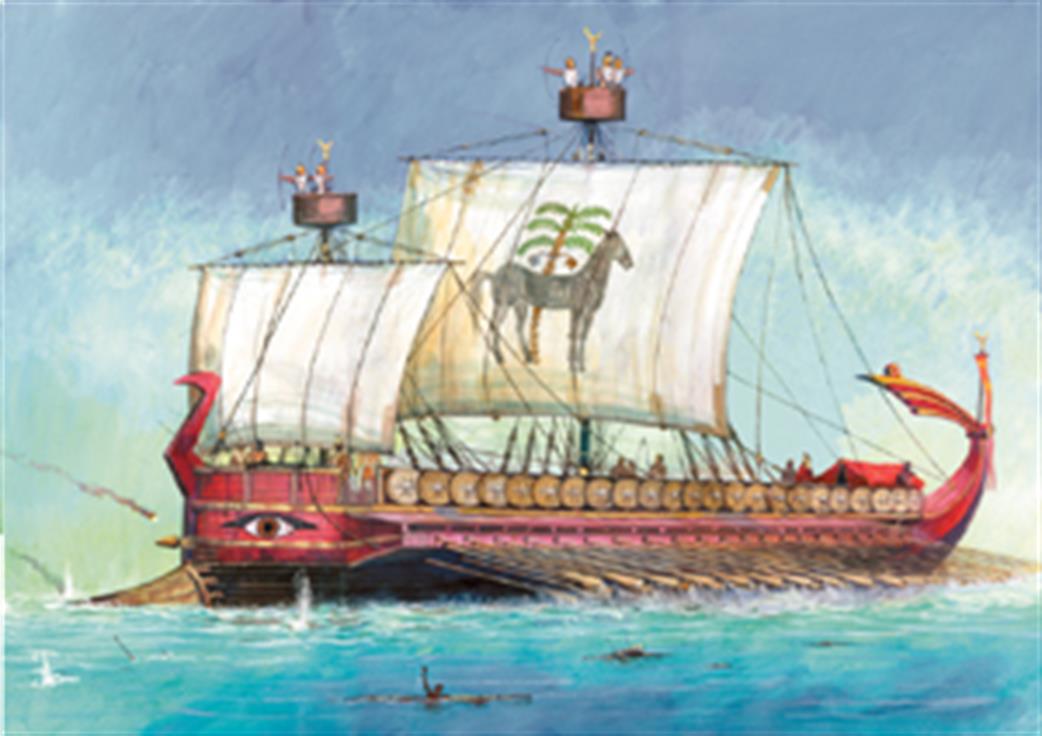 Zvezda 1/72 9030 Carthagenian Ship Kit