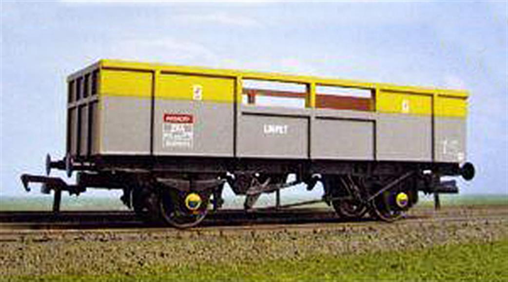 Bachmann OO 38-085C BR engineering Department 34 Tonne ZKA Limpet Open Ballast Wagon Engineers Grey & Yellow  Dutch Livery