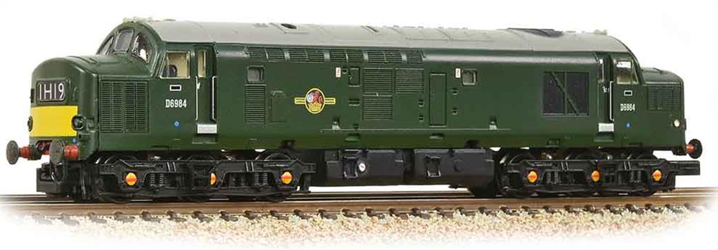 Graham Farish N 371-453A BR D6984 Class 37/0 Centre Headcode Green Small Warning Panels