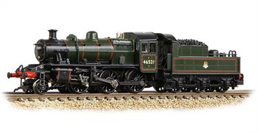 A welcome addition to the N gauge range, the Ivatt class 2MT (mixed traffic) 2-6-0 moguls were introduced by the LMS after WW2 as replacements for the 50+ year-old locomotives in use on many branch lines.The Graham Farish model has been carefully designed with a new tiny-sized motor which fits inside the boiler. This allows for locomotive drive while retaining a very high level of detailing and an open appearance to the cab.This model is finished in the attractive BR lined green livery, which seemed to suit these small tender engines well.These modern steam locomotives provided crews with an economical, free steaming and smooth running engine. The tenders were equipped with cab back sections to provide tank engine comfort while running in reverse, but with the increased water and coal capacity.Adopted as a standard type by British Railways 128 of these locomotives were built at Crewe (LMS) Darlington (LNER) and Swindon (GWR) works between 1946 and 1953. 65 of the near-identical BR design were built from 1953 with a slightly revised cab outline and standard fittings. DCC Ready. 6-pin decoder required for DCC operation.