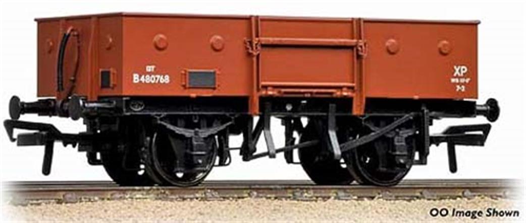 Graham Farish 377-950 BR 13-Ton High Sided Steel Open Wagon with Chain Pockets Bauxite Early N