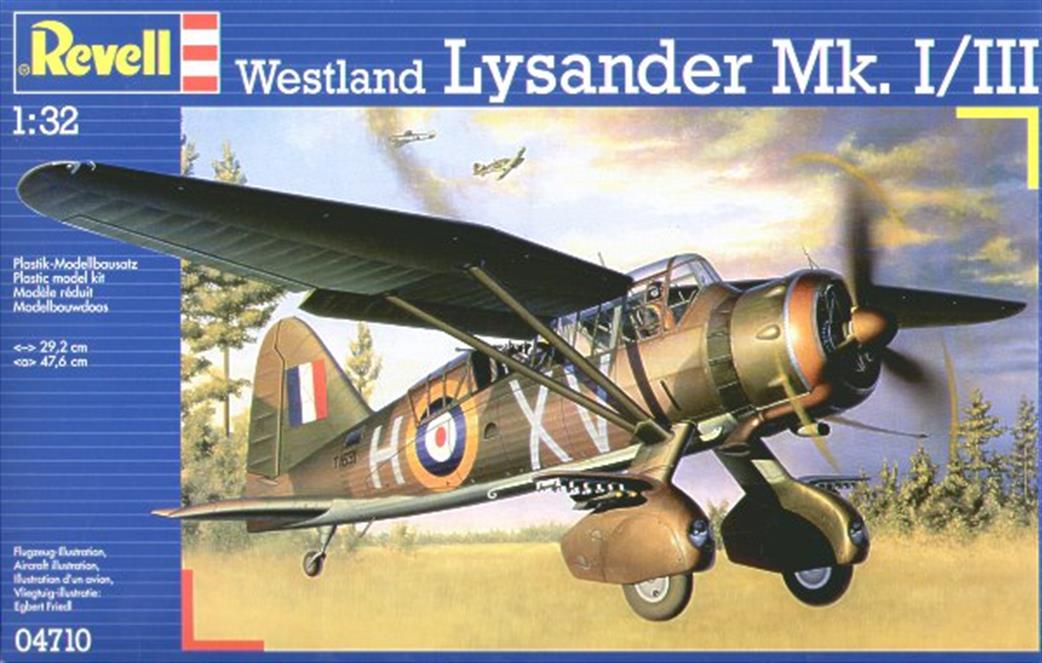 Revell 1/32 04710 Westland Lysander Mk I/III