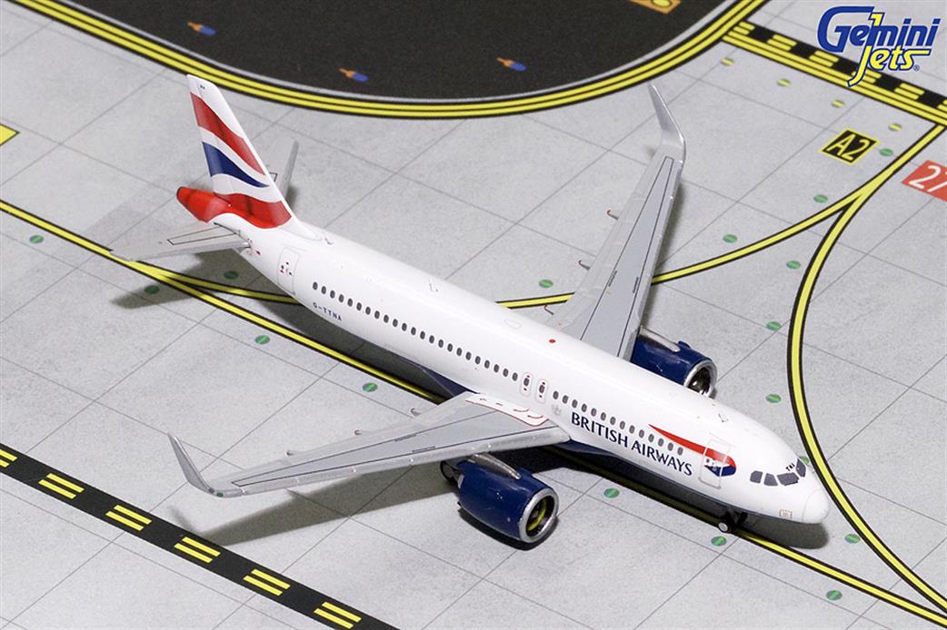 Gemini Jets 1/400 GJBAW1786 Brititsh Airways Airbus A320neo G-TTNA Diecast Model