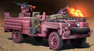 Italeri 6501 1/35 Scale Land Rover SAS Recon Vehicle - Pink PantherDimensions - Length 108mm.A host of equipment is supplied with the kit to enable a highly detailed and realistic model to be completed. Comprehensive instructions are supplied.Glue and paints are required